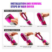 One Step - 5 In 1 Multifunctional Hair Dryer Styling Tool