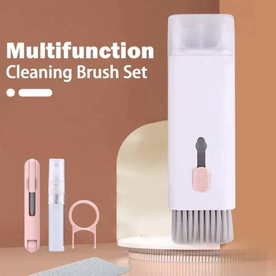 New 7 In 1 Kit Scalable Keyboard Cleaner Brush Earphone Cleaning Pen Cleaner