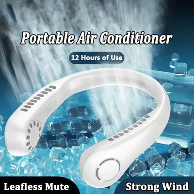 🆒 Portable Neck Air Cooler🥶 Fan Rechargeable🔋