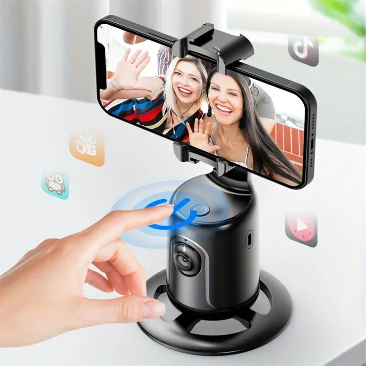 Original 360 Degrees Rotating Panorama Mobile Phone PTZ Self Timer, Face Tracking