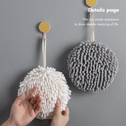 Hanging Hand Dryer Microfiber Towel Ball