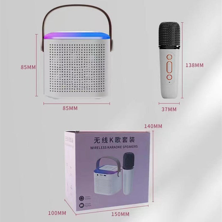 Y1 Bluetooth small speaker Hot products Portable plug-in card outdoor home K song microphone audio machine mini wireless audio