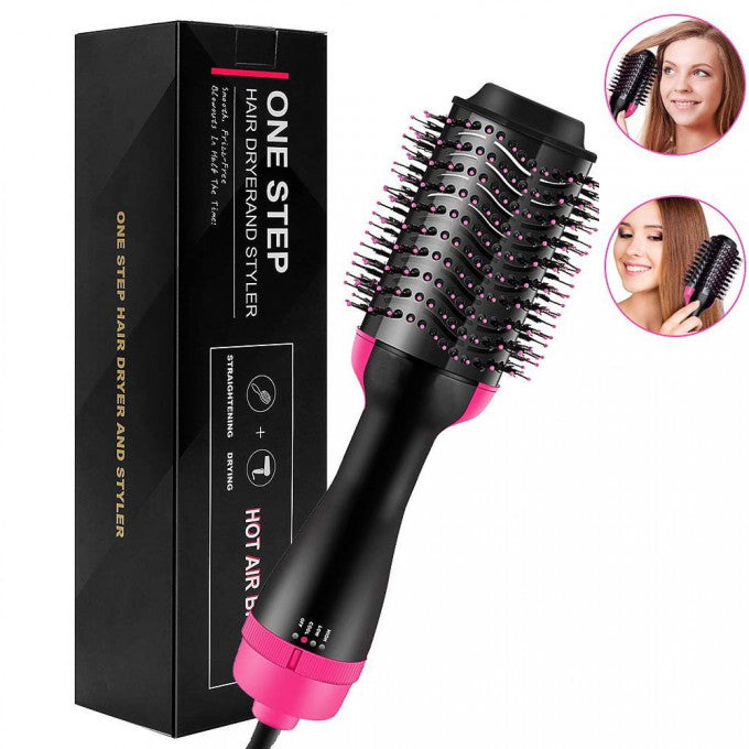 3-in-1 hair straightener & dryer!  Volumizer & Curls Styler