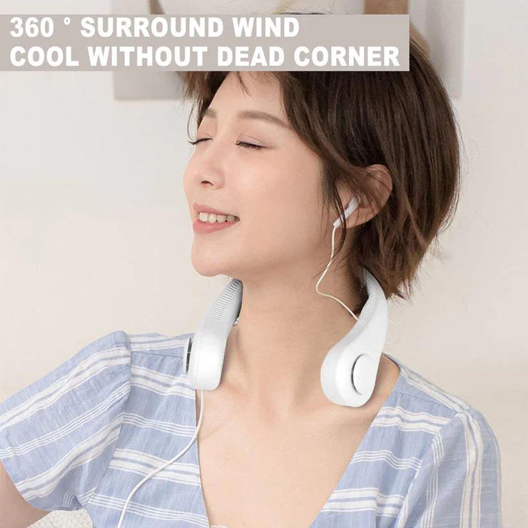 🆒 Portable Neck Air Cooler🥶 Fan Rechargeable🔋