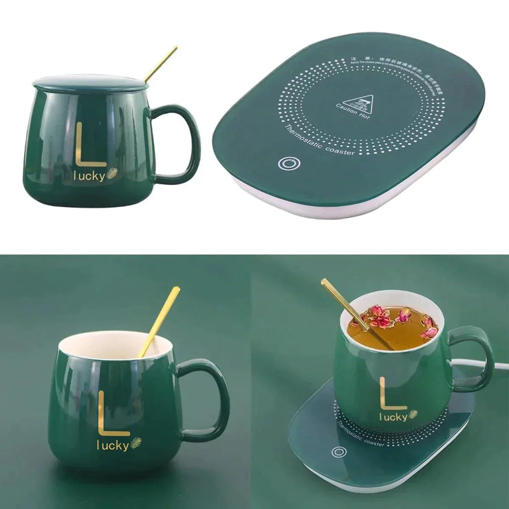 Smart Automatic Insulated Tea/Coffee Cup and Saucer